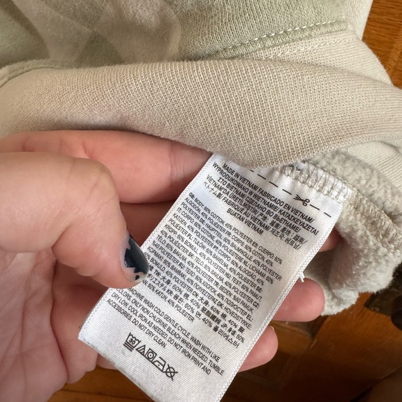 VANS Checkered Green and Cream Sweatshirt Top (Part of a set), Size L, Unisex - Picture 6 of 6